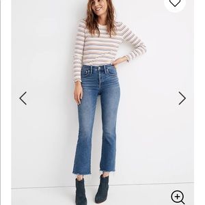 Madewell Cali Demi-Boot Jeans in Fleetwood Wash